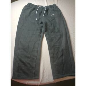 Nike Men Baggy Pull on Sweatpants Size XL Black White Drawstring